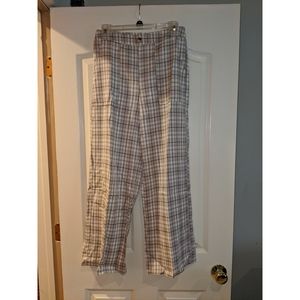 Flare checkered pant